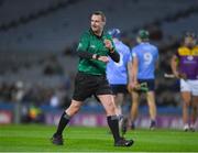 29 January 2022; Referee Patrick Murphy during the Walsh Cup Final match between Dublin and Wexford at Croke Park in Dublin. Photo by Ray McManus/Sportsfile