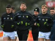 30 January 2022; Kerry manager Jack O'Connor and players before the Allianz Football League Division 1 match between Kildare and Kerry at St Conleth's Park in Newbridge, Kildare. Photo by Stephen McCarthy/Sportsfile