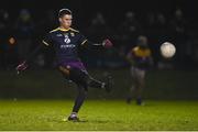 12 January 2022; Darragh Brooks of Wexford during the O'Byrne Cup Group B match between Wicklow and Wexford at Bray Emmets GAA Club in Bray, Wicklow. Photo by Harry Murphy/Sportsfile