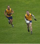 30 January 2022; Ciaran Sugrue, right, and Niall Kilroy of Roscommon during the Allianz Football League Division 2 match between Roscommon and Cork at Dr Hyde Park in Roscommon. Photo by David Fitzgerald/Sportsfile