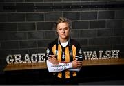 1 February 2022; Grace Walsh of Kilkenny during the launch of the Littlewoods Ireland Camogie Leagues at Clanna Gael Fontenoy GAA Club in Dublin Littlewoods Ireland continues its pledge to encourage supporters to attend games and support their county at this year’s Littlewoods Ireland Camogie Leagues. The Littlewoods Ireland Camogie Leagues begin this Saturday 5th of February, to purchase your tickets visit www.camogie.ie. #StyleOfPlay Photo by David Fitzgerald/Sportsfile