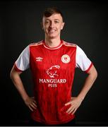 31 January 2022; Chris Forrester poses for a portrait during a St Patrick's Athletic squad portrait session at Ballyoulster United Football Club in Kildare. Photo by Stephen McCarthy/Sportsfile