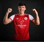 31 January 2022; Joe Redmond poses for a portrait during a St Patrick's Athletic squad portrait session at Ballyoulster United Football Club in Kildare. Photo by Stephen McCarthy/Sportsfile