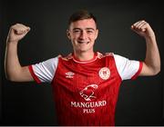 31 January 2022; Ben McCormack poses for a portrait during a St Patrick's Athletic squad portrait session at Ballyoulster United Football Club in Kildare. Photo by Stephen McCarthy/Sportsfile