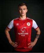 31 January 2022; Ben Curtis poses for a portrait during a St Patrick's Athletic squad portrait session at Ballyoulster United Football Club in Kildare. Photo by Stephen McCarthy/Sportsfile