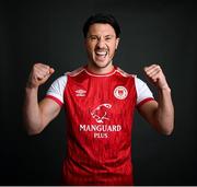 31 January 2022; Ronan Coughlan poses for a portrait during a St Patrick's Athletic squad portrait session at Ballyoulster United Football Club in Kildare. Photo by Stephen McCarthy/Sportsfile