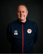 31 January 2022; Technical director Alan Mathews poses for a portrait during a St Patrick's Athletic squad portrait session at Ballyoulster United Football Club in Kildare. Photo by Stephen McCarthy/Sportsfile