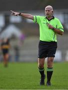 29 January 2022; Referee Kevin Phelan during the 2021 currentaccount.ie All-Ireland Ladies Senior Club Football Championship Final match between Mourneabbey and Kilkerrin-Clonberne at St Brendan's Park in Birr, Offaly. Photo by Piaras Ó Mídheach/Sportsfile