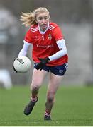 29 January 2022; Louise Ward of Kilkerrin-Clonberne during the 2021 currentaccount.ie All-Ireland Ladies Senior Club Football Championship Final match between Mourneabbey and Kilkerrin-Clonberne at St Brendan's Park in Birr, Offaly. Photo by Piaras Ó Mídheach/Sportsfile
