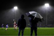 1 February 2022; Spectators in attendance at the Electric Ireland HE GAA Sigerson Cup Round 2 match between NUI Galway and Letterkenny IT at the Dangan Sports Campus in Galway. Photo by Piaras Ó Mídheach/Sportsfile