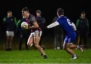 1 February 2022; Matthew Tierney of NUI Galway in action against Peadar Mogan of Letterkenny IT during the Electric Ireland HE GAA Sigerson Cup Round 2 match between NUI Galway and Letterkenny IT at the Dangan Sports Campus in Galway. Photo by Piaras Ó Mídheach/Sportsfile