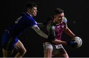 1 February 2022; Fionn McDonagh of NUI Galway in action against Dylan Dorrian of Letterkenny IT during the Electric Ireland HE GAA Sigerson Cup Round 2 match between NUI Galway and Letterkenny IT at the Dangan Sports Campus in Galway. Photo by Piaras Ó Mídheach/Sportsfile