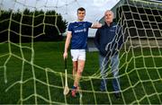 2 February 2022; The Allianz Hurling League was officially launched today. This is the 30th season that Allianz has sponsored the Allianz Leagues, making it one of the longest sponsorships in Irish sport. Pictured at the launch at Lorrha-Dorrha GAA Club in Tipperary are Tipperary goalkeeper Brian Hogan, left, and his father and former Tipperary goalkeeper Ken Hogan who played in the first year of the Allianz sponsorship. Photo by Brendan Moran/Sportsfile