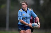 2 February 2022; Clare Gorman of UCD during the final of the Maxol Kay Bowen Cup between UCD and NUI Galway at Barnhall RFC in Leixlip, Kildare, which saw UCD victorious in an exciting  50 – 0 win. Photo by Brendan Moran/Sportsfile