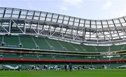 4 February 2022; The Ireland rugby squad during their captain's run at Aviva Stadium in Dublin. Photo by Brendan Moran/Sportsfile