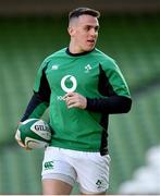 4 February 2022; James Hume during the Ireland captain's run at Aviva Stadium in Dublin. Photo by Brendan Moran/Sportsfile