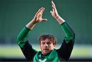 4 February 2022; Ryan Baird during the Ireland captain's run at Aviva Stadium in Dublin. Photo by Brendan Moran/Sportsfile
