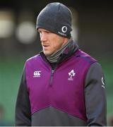 4 February 2022; Defence coach Simon Easterby during the Ireland captain's run at Aviva Stadium in Dublin. Photo by Brendan Moran/Sportsfile