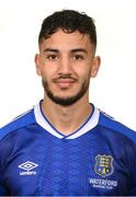 4 February 2022; Yassine En-Neyah during a Waterford FC squad portrait session at WIT Arena in Waterford. Photo by Stephen McCarthy/Sportsfile