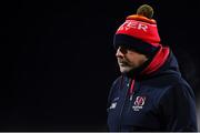 4 February 2022; Ulster head coach Dan McFarland before the United Rugby Championship match between Ulster and Connacht at Kingspan Stadium in Belfast. Photo by Brendan Moran/Sportsfile
