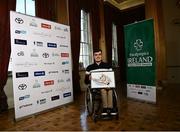 4 February 2022; Patrick Flanagan during the Paralympics Ireland Tokyo 2020 Awards at Dublin Castle in Dublin. Photo by David Fitzgerald/Sportsfile