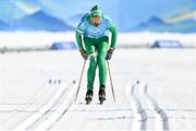 5 February 2022: Thomas Maloney Westgaard of Ireland during a training session on day one of the Beijing 2022 Winter Olympic Games at National Cross Country Skiing Centre in Zhangjiakou, China. Photo by Ramsey Cardy/Sportsfile Photo by Ramsey Cardy/Sportsfile