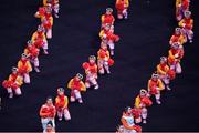 4 February 2022: Performers during the opening ceremony of the Beijing 2022 Winter Olympic Games at National Stadium in Beijing, China. Photo by Ramsey Cardy/Sportsfile