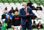 5 February 2022; Wales head coach Wayne Pivac before the Guinness Six Nations Rugby Championship match between Ireland and Wales at the Aviva Stadium in Dublin.GPA Chairman Séamus Hickey Photo by Brendan Moran/Sportsfile