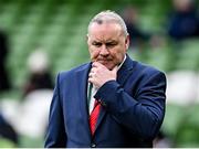 5 February 2022; Wales head coach Wayne Pivac before the Guinness Six Nations Rugby Championship match between Ireland and Wales at the Aviva Stadium in Dublin. Photo by Brendan Moran/Sportsfile