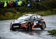 5 February 2022; Jason McSweeney and Liam Brennan in a Ford Fiesta R5 on Special Stage  during day one of the Corrib Oil Galway International Rally in Loughrea, Galway. Photo by Philip Fitzpatrick/Sportsfile