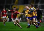 5 February 2022; Alan Sweeney of Clare in action against Blake Murphy of Cork during the Allianz Football League Division 2 match between Cork and Clare at Páirc Ui Chaoimh in Cork. Photo by Ben McShane/Sportsfile