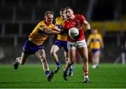 5 February 2022; Brian Hurley of Cork in action against Pearse Lillis of Clare during the Allianz Football League Division 2 match between Cork and Clare at Páirc Ui Chaoimh in Cork. Photo by Ben McShane/Sportsfile