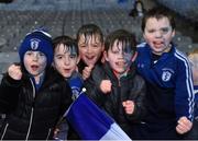 5 February 2022; Naas supporters at the AIB GAA Hurling All-Ireland Intermediate Club Championship Final match between Kilmoyley, Kerry, and Naas, Kildare, at Croke Park in Dublin. Photo by Piaras Ó Mídheach/Sportsfile