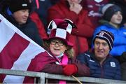 5 February 2022; Galway supporters during the Allianz Football League Division 2 match between Down and Galway at Páirc Esler in Newry, Down. Photo by Oliver McVeigh/Sportsfile