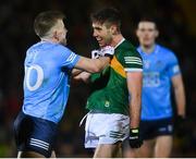 5 February 2022; Adrian Spillane of Kerry tussles with Seán Bugler of Dublin during the Allianz Football League Division 1 match between Kerry and Dublin at Austin Stack Park in Tralee, Kerry. Photo by Stephen McCarthy/Sportsfile