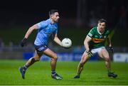 5 February 2022; Niall Scully of Dublin in action against Brian Ó Beaglaíoch of Kerry during the Allianz Football League Division 1 match between Kerry and Dublin at Austin Stack Park in Tralee, Kerry. Photo by Stephen McCarthy/Sportsfile