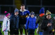 5 February 2022; Séamus Callanan of Tipperary with John Flynn, from Rosegreen, Cashel, his sister Emma, left and brother as they have a picture taken by Louise Flynn, after the Allianz Hurling League Division 1 Group B match between Laois and Tipperary at MW Hire O'Moore Park in Portlaoise, Laois. Photo by Ray McManus/Sportsfile