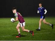 1 February 2022; Cathal Donoghue of NUI Galway during the Electric Ireland HE GAA Sigerson Cup Round 2 match between NUI Galway and Letterkenny IT at the Dangan Sports Campus in Galway. Photo by Piaras Ó Mídheach/Sportsfile