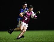 1 February 2022; Cathal Sweeney of NUI Galway in action against Keelan McGroody of Letterkenny IT during the Electric Ireland HE GAA Sigerson Cup Round 2 match between NUI Galway and Letterkenny IT at the Dangan Sports Campus in Galway. Photo by Piaras Ó Mídheach/Sportsfile