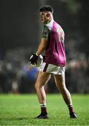 1 February 2022; Tomo Culhane of NUI Galway prepares to take a free during the Electric Ireland HE GAA Sigerson Cup Round 2 match between NUI Galway and Letterkenny IT at the Dangan Sports Campus in Galway. Photo by Piaras Ó Mídheach/Sportsfile