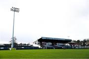 6 February 2022; A general view of Duggan Park before the 2021 currentaccount.ie All-Ireland Ladies Intermediate Club Football Championship Final match between Castlebar Mitchels, Mayo and St Sylvester's, Dublin at Duggan Park in Ballinasloe, Galway. Photo by Michael P Ryan/Sportsfile