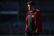 6 February 2022; Conor Meyler of Tyrone walks the pitch before the Allianz Football League Division 1 match between Armagh and Tyrone at the Athletic Grounds in Armagh. Photo by Brendan Moran/Sportsfile