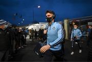 5 February 2022; David Byrne of Dublin arrives for the Allianz Football League Division 1 match between Kerry and Dublin at Austin Stack Park in Tralee, Kerry. Photo by Stephen McCarthy/Sportsfile