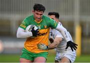 6 February 2022; Paddy McBrearty of Donegal in action against Ryan Houlihan of Kildare during the Allianz Football League Division 1 match between Donegal and Kildare at MacCumhaill Park in Ballybofey, Donegal. Photo by Oliver McVeigh/Sportsfile