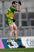 6 February 2022; Padraig Doyle of Gneeveguilla celebrates scoring his side's first goal, an equaliser in injury-time of the second half to send the game to extra-time, the AIB GAA Football All-Ireland Junior Club Championship Final match between Gneeveguilla, Kerry, and Kilmeena, Mayo, at Croke Park in Dublin. Photo by Piaras Ó Mídheach/Sportsfile