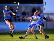 6 February 2022; Jack Fagan of Waterford in action against Dónal Burke, left, and John Bellew of Dublin during the Allianz Hurling League Division 1 Group B match between Dublin and Waterford at Parnell Park in Dublin. Photo by Stephen McCarthy/Sportsfile