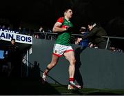 6 February 2022; Lee Keegan of Mayo runs out for the second half during the Allianz Football League Division 1 match between Monaghan and Mayo at St Tiernach's Park in Clones, Monaghan. Photo by David Fitzgerald/Sportsfile