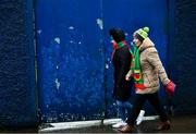6 February 2022; Supporters arrive before the Allianz Football League Division 1 match between Monaghan and Mayo at St Tiernach's Park in Clones, Monaghan. Photo by David Fitzgerald/Sportsfile