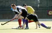 4 April 2004; Jason Black, Cork Harlequins, in action Instonians. Mens Irish Senior Cup Final 2003-2004, Cork Harlequins v Instonians, Belfield, Dublin. Picture credit; Brian Lawless / SPORTSFILE *EDI*