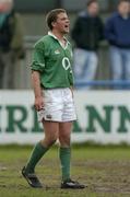 3 April 2004; Diarmuid Laffan, Ireland. O2 Schools Rugby International, Ireland v Wales, Donnybrook, Dublin. Picture credit; Brendan Moran / SPORTSFILE *EDI*